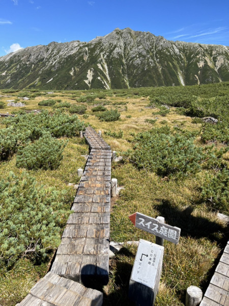 【画像】雲の平から水晶岳を望む